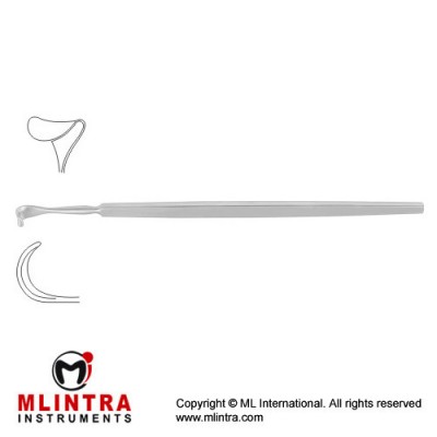 Cushing Retractor / Saddle Hook Stainless Steel, 24 cm - 9 1/2" Blade Size 14 mm